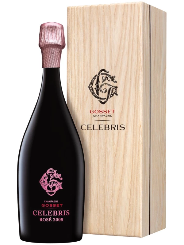 Gosset, Celebris Rose, Champagne AOC, wooden box