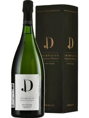 Champagne Jacquinet-Dumez, Dialogie Blanc de Noirs Premier Cru, Champagne AOC, gift box 1.5 л 2018