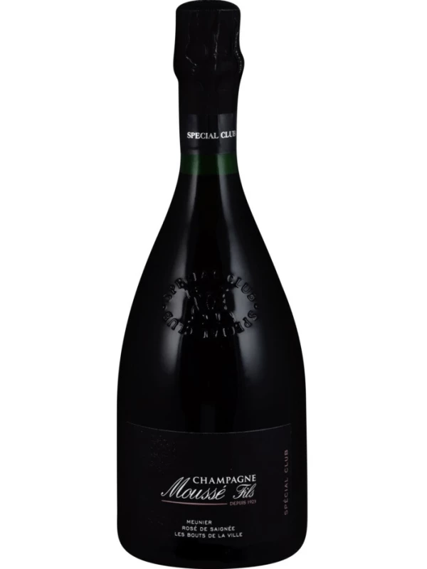 Champagne Mousse Fils, Special Club Les Bouts de la Ville Rose Extra Brut, Champagne AOC