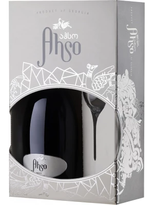 Ahso Brut, gift set with glass 0.75 л