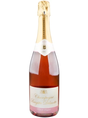 Brigitte Delmotte, Rose de Saignee Brut, Champagne AOC 0.75 л 2021
