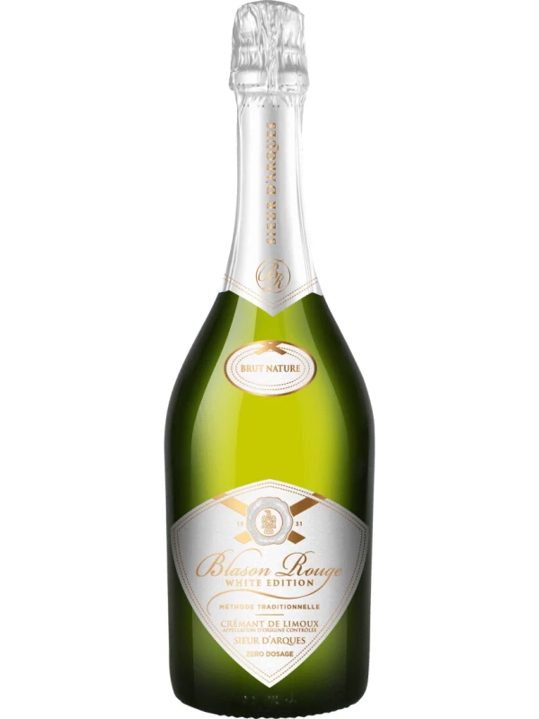 Sieur d'Arques, Blason Rouge White Edition Zero Dosage, Cremant de Limoux AOC