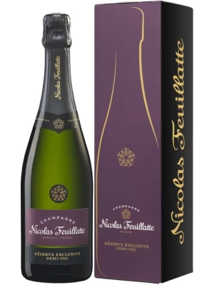 Nicolas Feuillatte, Reserve Exclusive Demi-Sec, gift box 0.75 л 2019