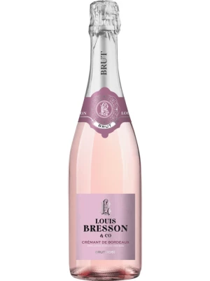 Louis Bresson & Co, Cremant de Bordeaux AOP Rose Brut 0.75 л 2024