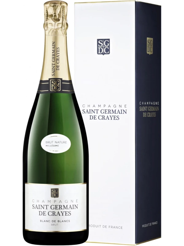 Saint Germain de Crayes Millesime Blanc de Blancs Brut Nature, Champagne АОC, gift box