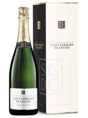 Saint Germain de Crayes Blanc de Blancs Brut, Champagne АОC, gift box 0.75 л