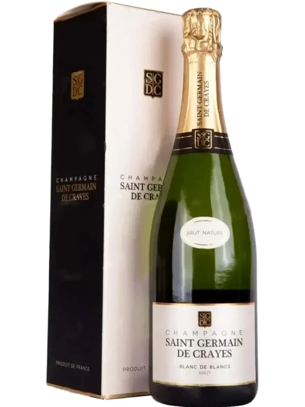 Saint Germain de Crayes Blanc de Blancs Brut Nature, Champagne АОC, gift box