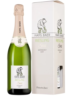Hans Baer, Riesling Sekt, gift box 0.75 л 2023