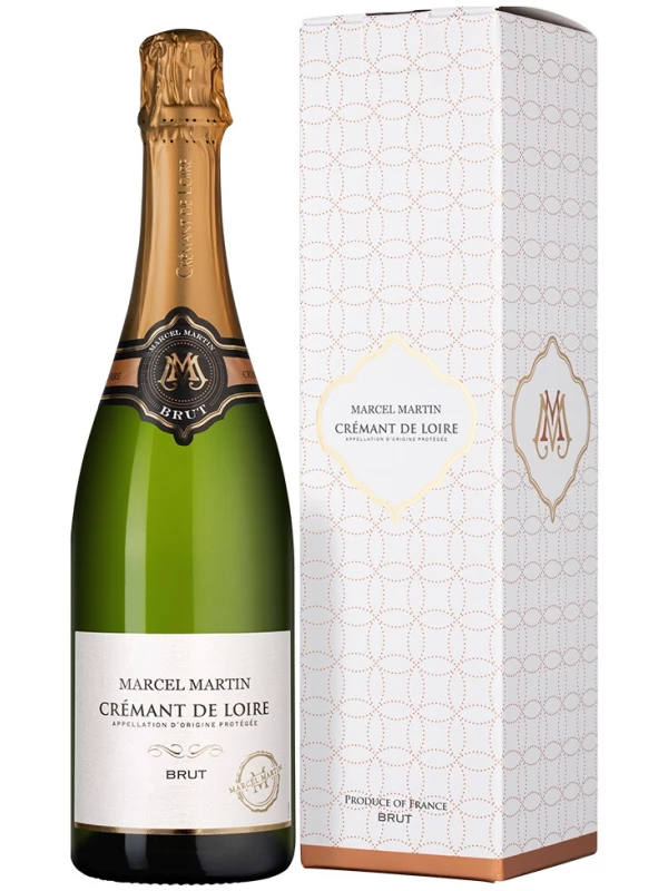 Marcel Martin, Cremant de Loire AOP Brut, gift box