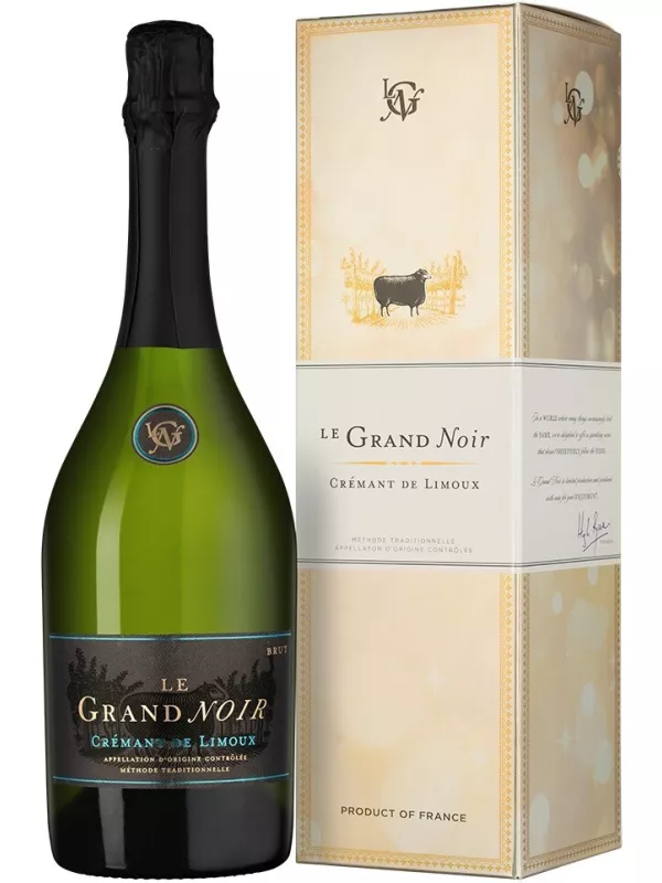 Le Grand Noir Brut, Cremant de Limoux AOP, gift box