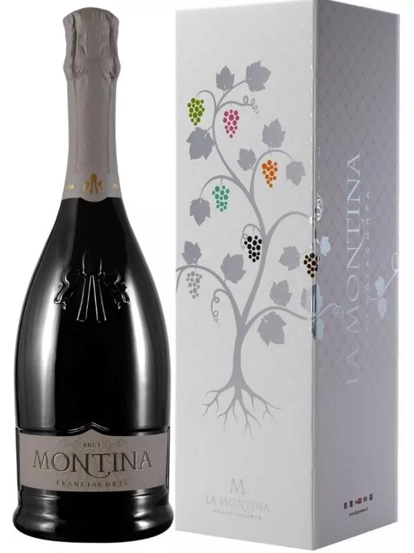 Montina, Franciacorta DOCG Brut, gift box