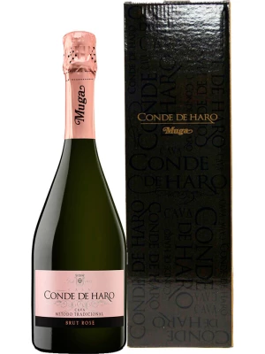 Muga, Conde de Haro Brut Rose, Rioja DOC, gift box 0.75 л 2019