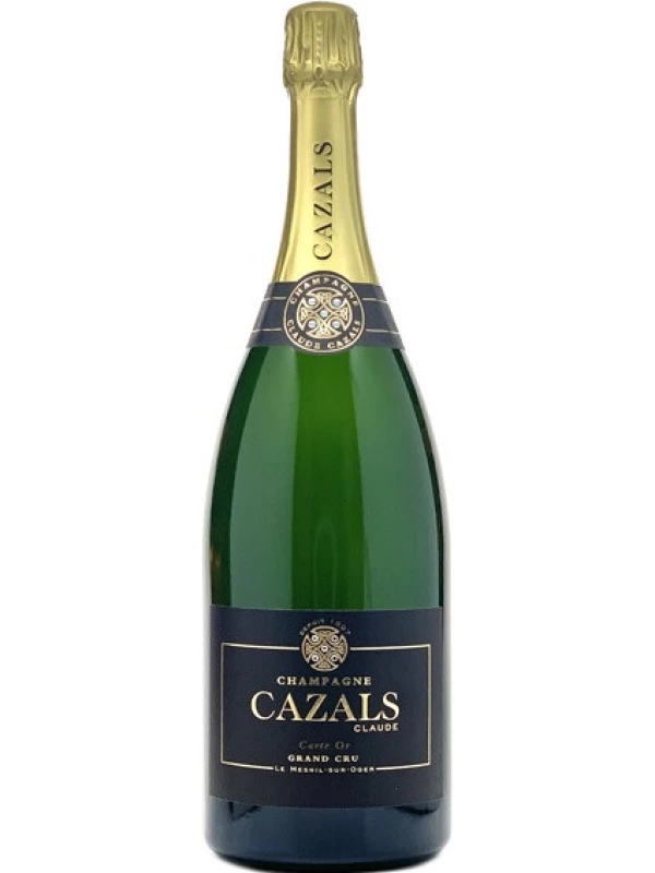 Claude Cazals, Carte Or Blanc de Blancs Grand Cru Brut, Champagne AOC