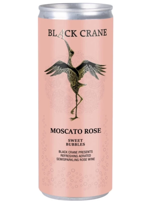 Kazayak Vin, Black Crane Moscato Rose, in can