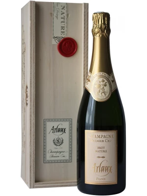 Arlaux, Premier Cru Brut Nature, Champagne AOC, wooden box 0.75 л