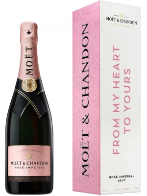 Moet & Chandon, Brut Imperial Rose, Say it With, gift box 0.75 л