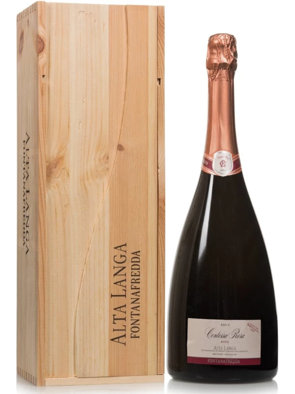 Fontanafredda, Contessa Rosa Rose, Alta Langa DOCG, wooden box