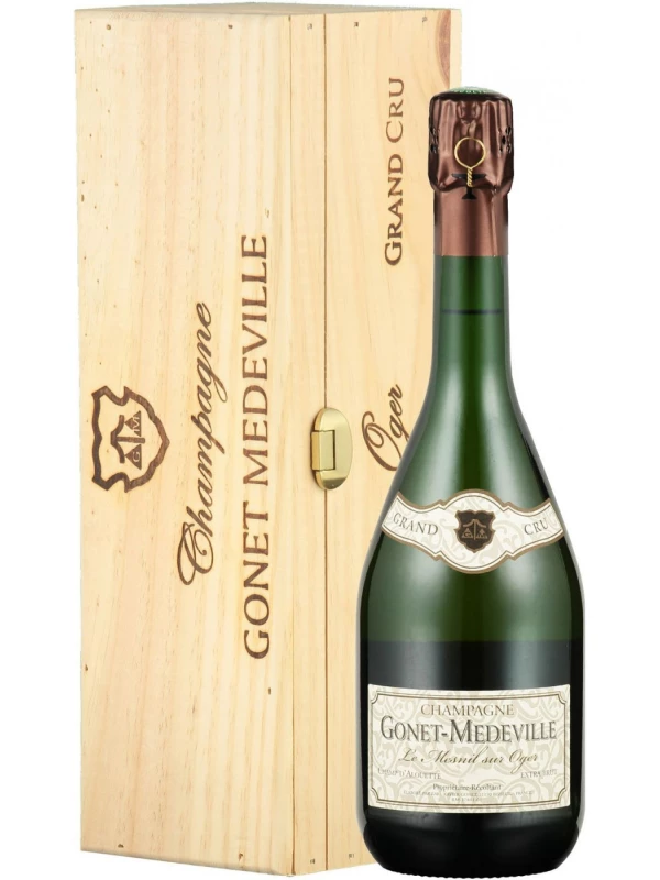 Champagnes Gonet-Medeville, Champ d'Alouette Extra Brut, Le Mesnil sur Oger Grand Cru gift box