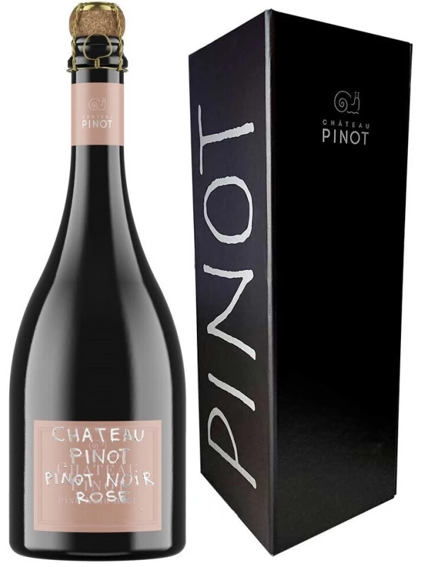 Chateau Pinot, Pinot Noir Rose Extra Brut, gift box