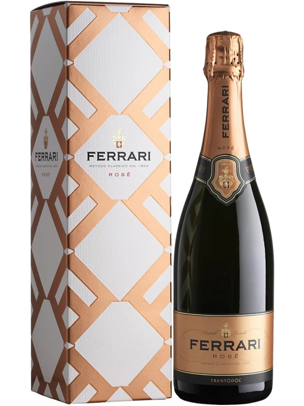 Ferrari, Rose Brut, Trento DOC, gift box