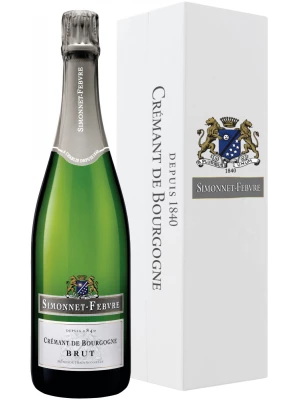 Simonnet-Febvre, Cremant de Bourgogne Brut Blanc, gift box 0.75 л