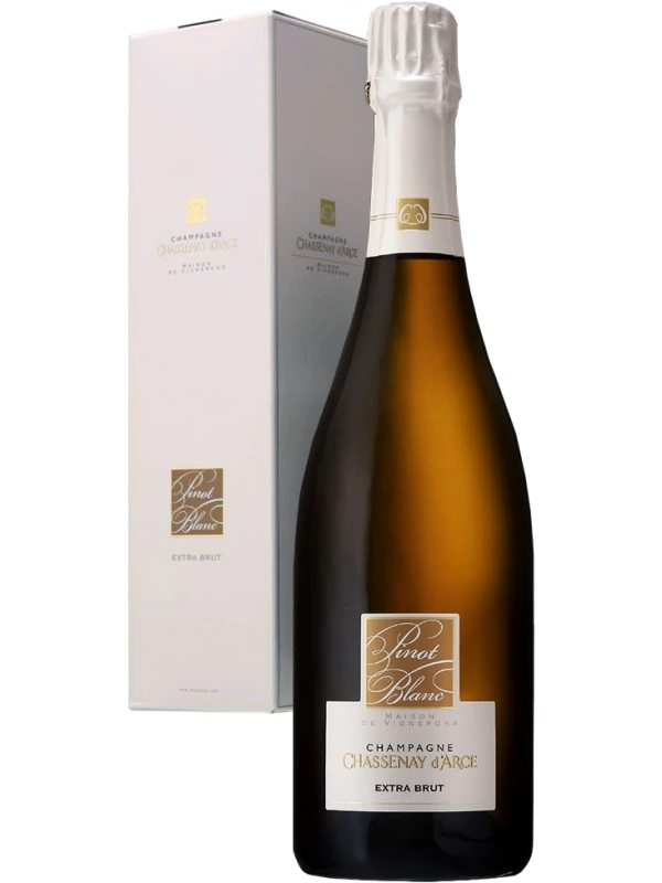 Champagne Chassenay d'Arce, Pinot Blanc Extra Brut gift box
