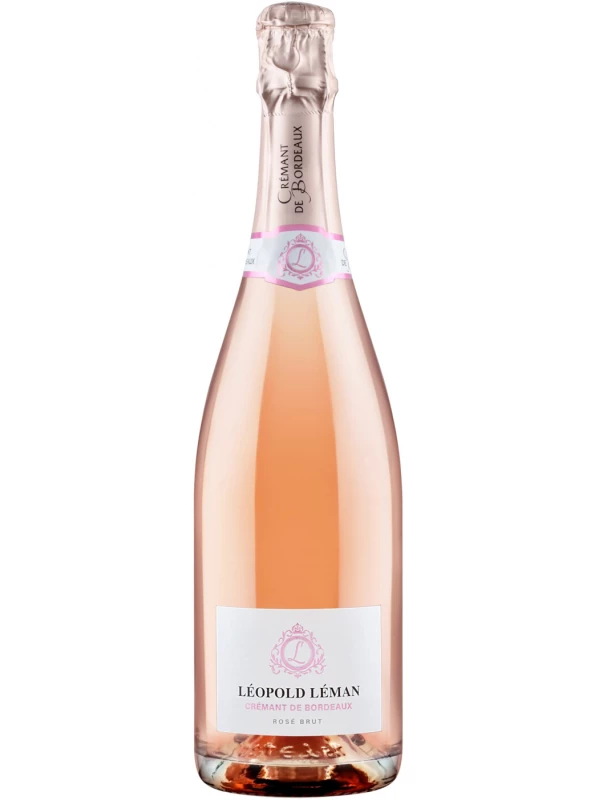 Leopold Leman Rose Brut, Cremant de Bordeaux AOC