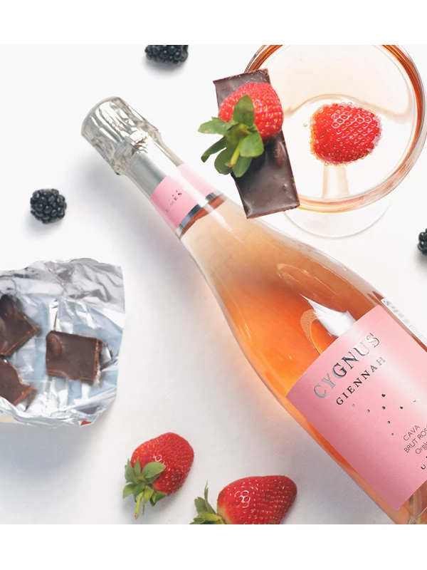 Cygnus Giennah Brut Rose Organic