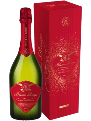 Sieur d'Arques, Blason Rouge Cremant Brut, Limoux AOC, gift box 0.75 л