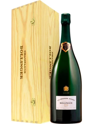 Bollinger, La Grande Annee Brut AOC wooden box 1.5 л 2004