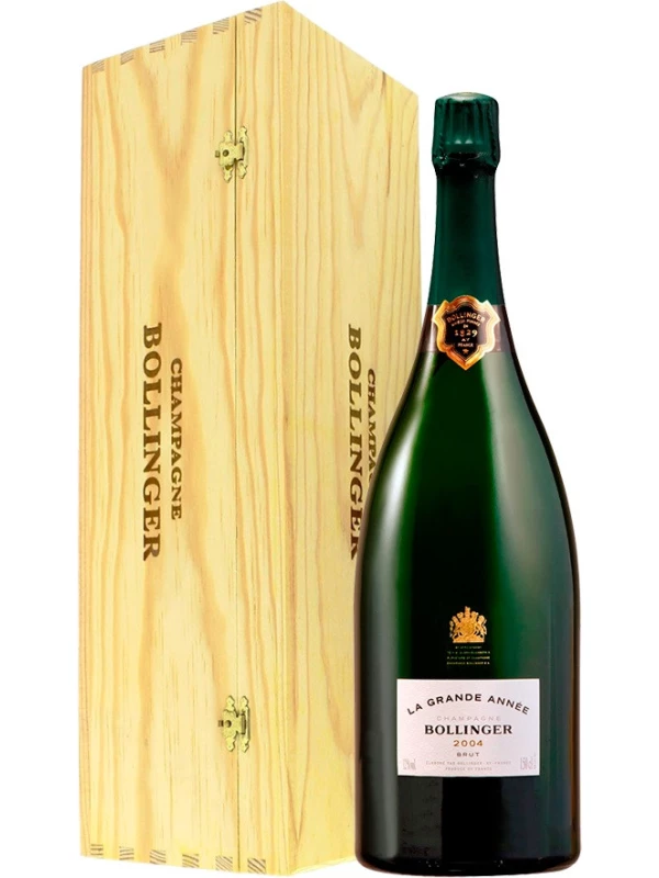 Bollinger, La Grande Annee Brut AOC wooden box