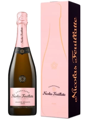 Nicolas Feuillatte, Brut Grande Reserve Rose, gift box 0.75 л