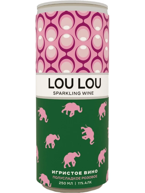 Lou Lou Rose Semisweet, in can