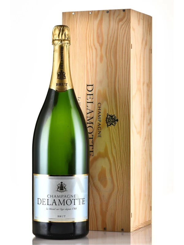 Delamotte, Brut, Champagne AOC, wooden box