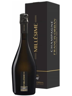 Champagne Francis Orban, Millesime Extra Brut, Champagne AOC, gift box 0.75 л 2018