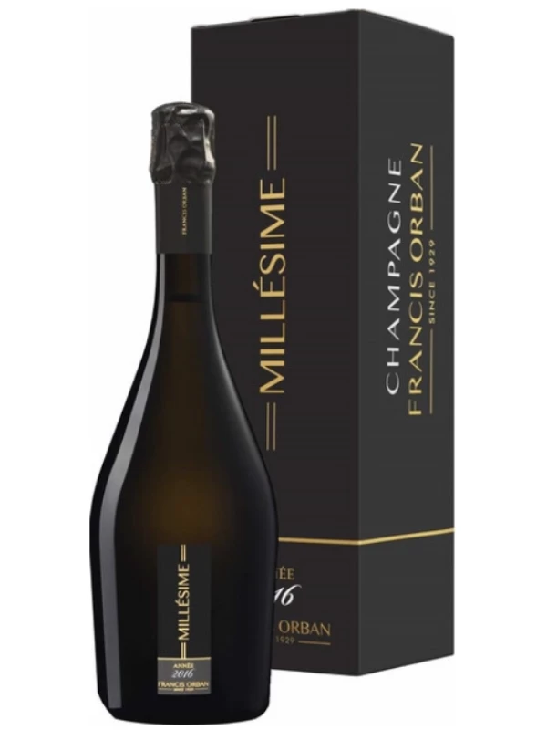 Champagne Francis Orban, Millesime Extra Brut, Champagne AOC, gift box