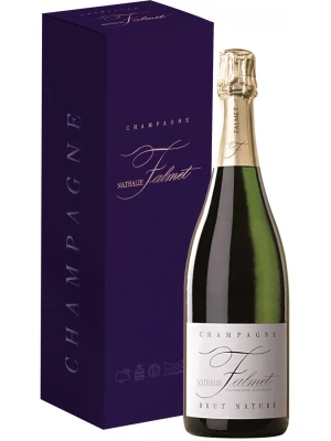 Nathalie Falmet, Brut Nature, Champagne AOC, gift box 0.75 л 2018