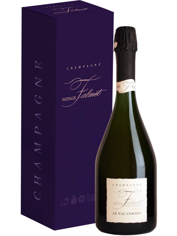 Nathalie Falmet, Le Val Cornet Brut, Champagne AOC, gift box