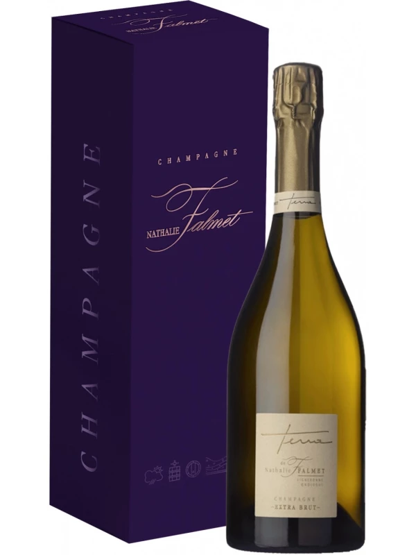 Terra de Nathalie Falmet Extra Brut, Champagne AOC, gift box