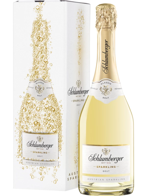 Schlumberger, Sparkling Brut Klassik, gift box