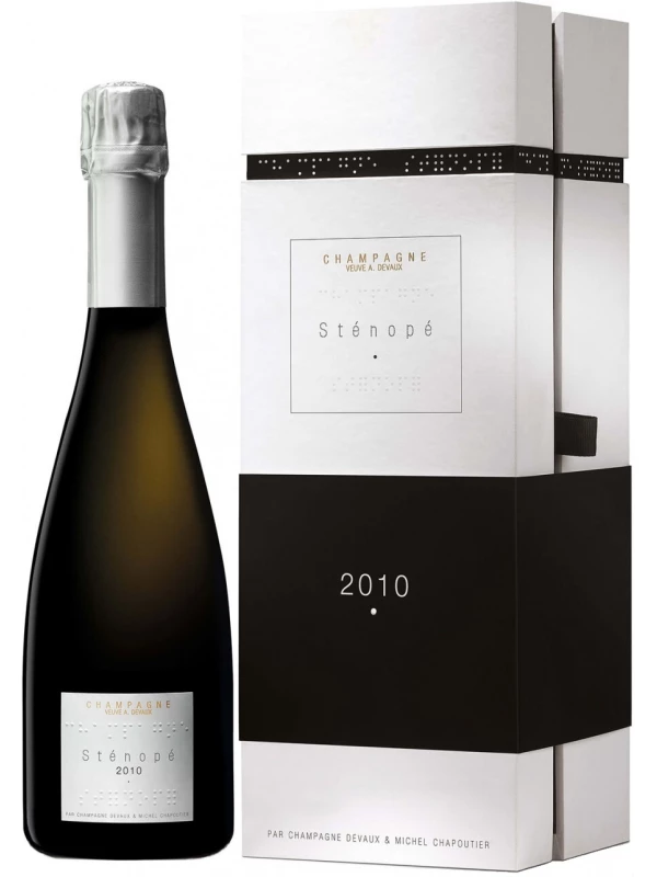 Devaux, Stenope Extra Brut, Champagne AOC, gift box