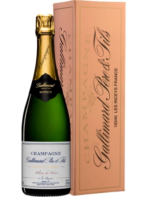 Champagne Gallimard Pere et Fils, Cuvee de Reserve Blanc de Noirs Brut, gift box 0.75 л