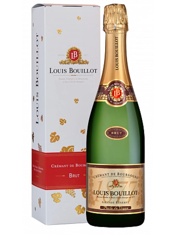 Louis Bouillot, Brut Grande Reserve, Cremant de Bourgogne AOC, gift box