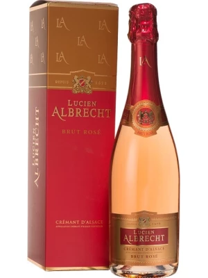 Lucien Albrecht, Brut Rose, Cremant d'Alsace AOC, gift box 1.5 л