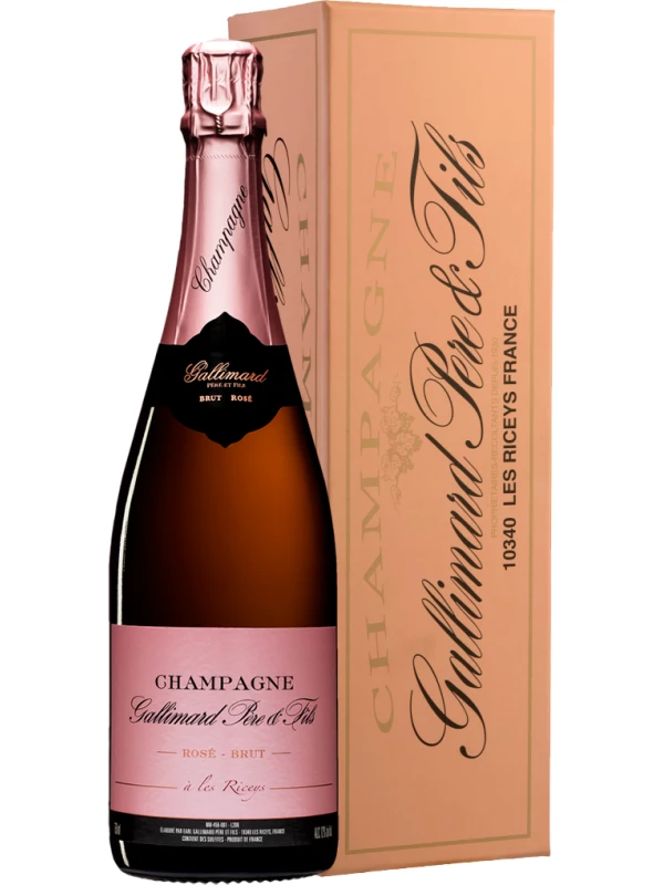 Champagne Gallimard Pere et Fils, Rose Brut, gift box