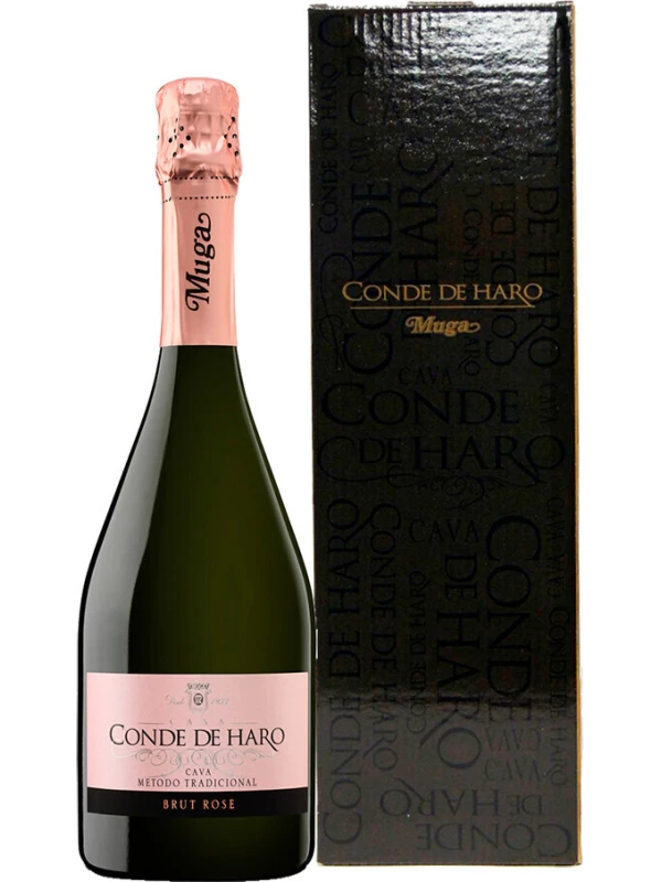 Muga, Conde de Haro Brut Rose, Rioja DOC, gift box