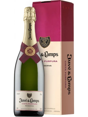 Juve y Camps, Cava Cinta Purpura Reserva Brut, gift box 0.75 л