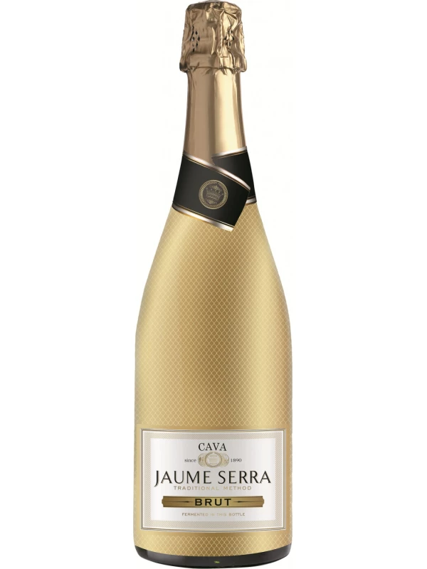 Jaume Serra, Cava Brut DO, gold sleeve
