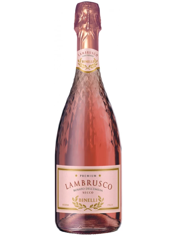 Binelli Premium Lambrusco Rosato Secco, Dell'Emilia IGT