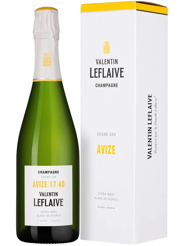 Valentin Leflaive, Avize Extra Brut Blanc de Blancs, Champagne AOC, gift box